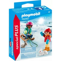 PLAYMOBIL 70250 ENFANTS AVEC LUGE