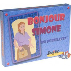 Jeux Fk Bonjour Simone - jeu de 52 cartes cartonnées plastifiées