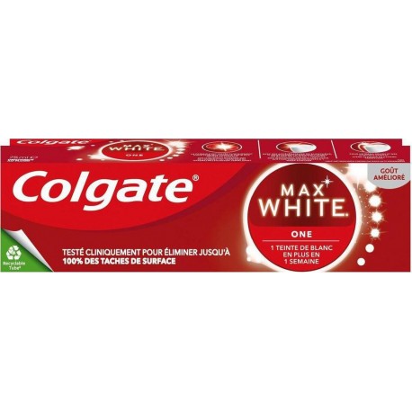 Colgate Dentifrice blancheur Max White One 75ml