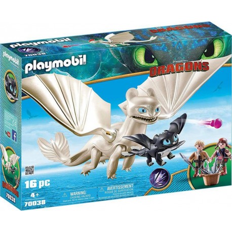 PLAYMOBIL 70038 Dragons - Furie Éclair et Bébé Dragon Enfants