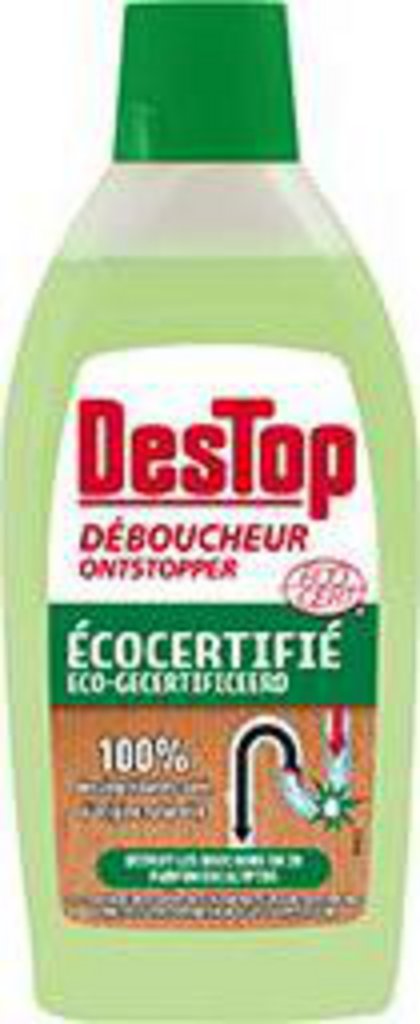 Destop Déboucheur Ecocertifié parfum Eucalyptus 500ml (lot de 3) 