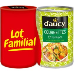 D'Aucy Confit de Courgettes Cuisinées au Basilic 2x375g