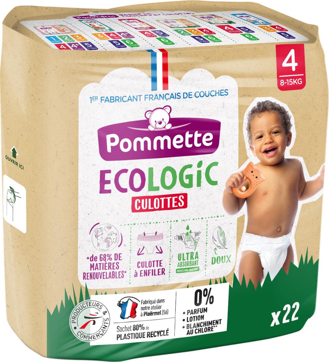 Couches Ecologic Pommette - Couches bébé écologiques