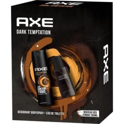 Axe Coffret Dark Temptation Déodorant 200ml & Eau de toilette 100ml coffret (déo + eau toilette) coffret (déo + eau toilette)