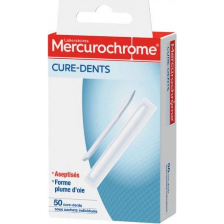 Mercurochrome Cure-dents x50 boîte 50