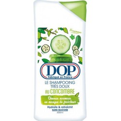 DOP Le Shampooing Très Doux au Concombre Sans Silicone 400ml (lot de 4)