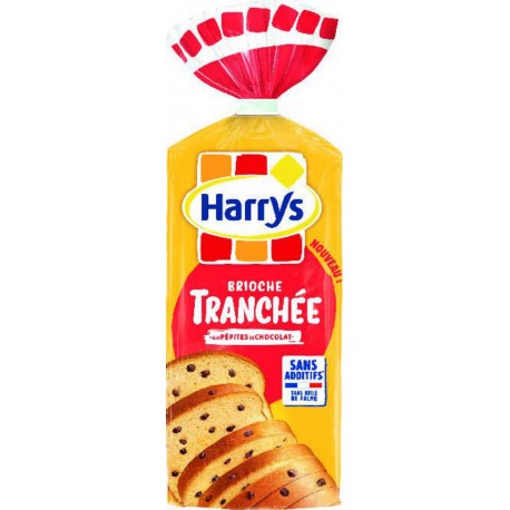 Harrys Brioche Tranchée Pépites de chocolat 485g