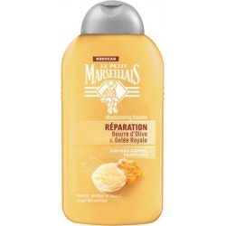 Le Petit Marseillais Shampooing Baume Réparation Beurre d’Olive & Gelée Royale 250ml (lot de 4)