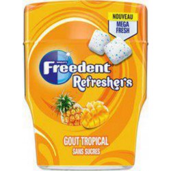 FREEDENT Refreshers chewing-gum sans sucres Tropical 67g (lot de 3)