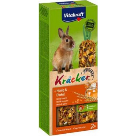 Vitakraft KRACKER AU MIEL Lapins Nains 112g