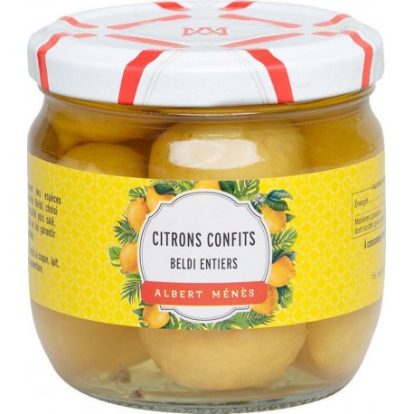 Albert Ménès CITRONS CONFITS BELDI ENTIERS 190g