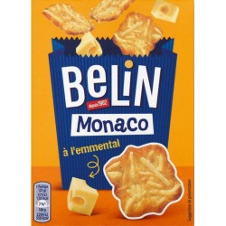 BELIN Monaco Crackers à l'Emmental 100g (lot de 5)