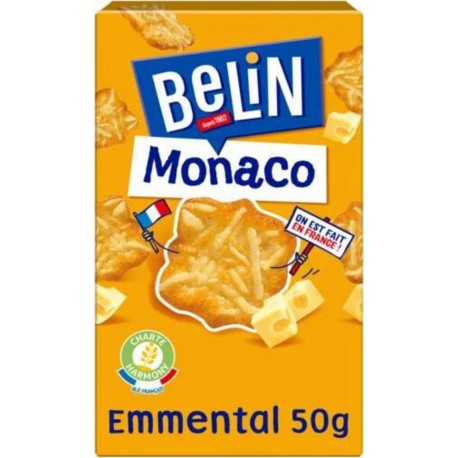 BELIN Monaco - Crackers à l'emmental 50g