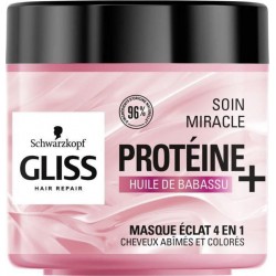 GLISS SOIN MIRACLE ECLAT Huile de Babassu 400ml