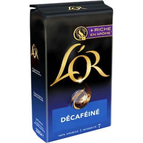 L'Or Café moulu Décafeiné 250g