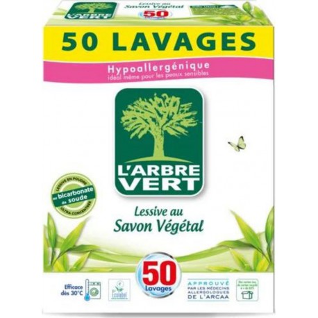 L'Arbre Vert ARBRE VERT LESSIVE POUDRE x50 2,5Kg