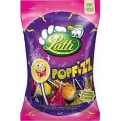 LUTTI SUCETTES POPFIZZ 156g