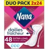 Nana Protège lingerie Extra long x24 DUO PACK (lot de 2 soit 48 serviettes) boîte 24