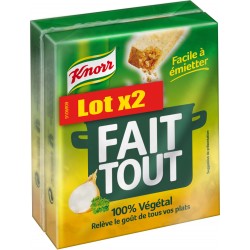 Knorr Bouillon FAIT TOUT 100% Végéral x10 - 100g (lot de 2)