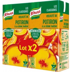 Knorr Soupe velouté Potiron 2x500ml 1L