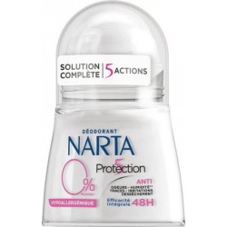 NARTA Déodorant 48h 0% Alcool Protection 5-en-1 50ml