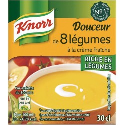 Knorr Douceur 8 Légumes à la Crème Fraîche 30cl (lot de 6)