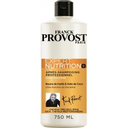 Franck Provost Expert Nutrition+ Après-Shampooing Professionnel Beurre de Karité & Huile de Coco 750ml (lot de 3)
