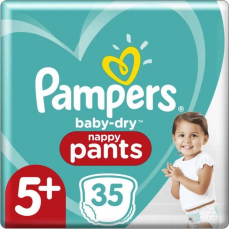 Pampers Culottes classiques Géant T5+ x35