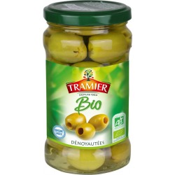 Tramier Olives vertes denoyautées bio