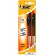 BIC M10 RECTRACTABLE NOIR x2