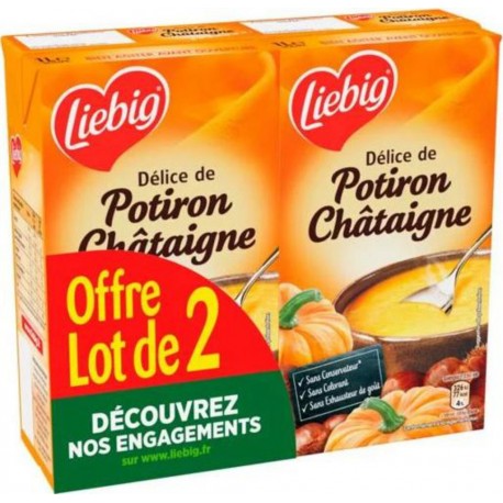 Liebig DELICE POTIRON CHATAIGNE 1L (lot de 2)