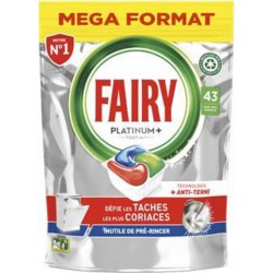 Fairy Capsules lave-vaisselle Platinum+ Original x43 667g