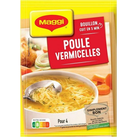 Maggi Soupe Poule vermicelles Déshydratée 65g