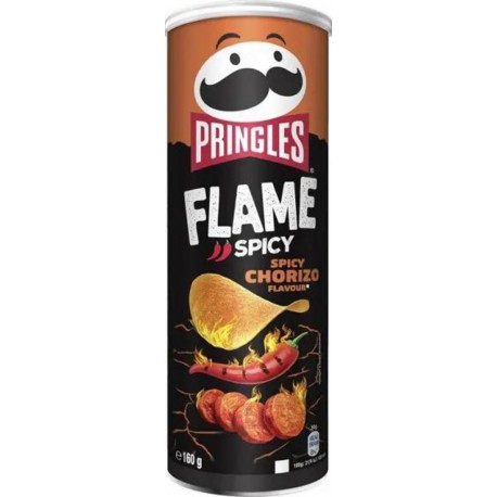 PRINGLES FLAME SPICY CHORIZO 160g