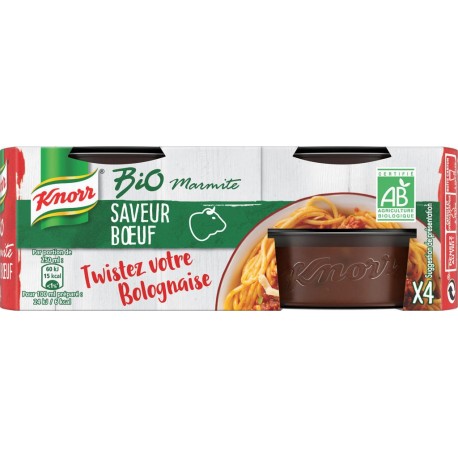 KNORR BOUILLON BIO BOEUF 104g