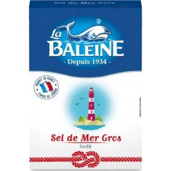 La Baleine Sel de Mer Gros iodé 1Kg