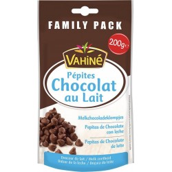 Vahiné Pépites de Chocolat au Lait Family Pack 200g (lot de 3)