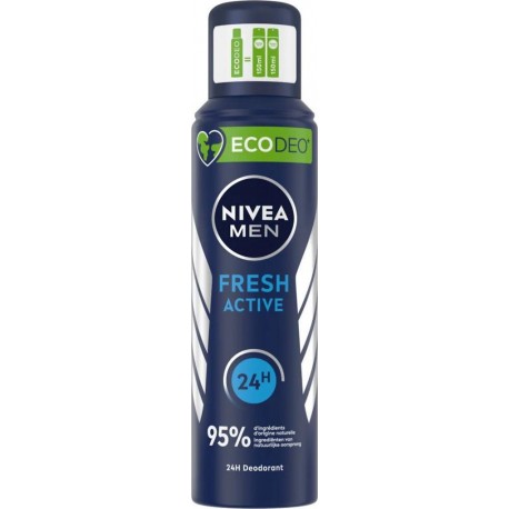 NIVEA Déodorant compressé Homme fresh active 125ml