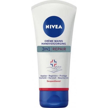 NIVEA Crème mains répaire 3en1 75ml