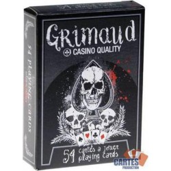 Grimaud Grimaud DEATHGAME - jeu de 54 cartes toilées plastifiées - format poker - 4 index standards