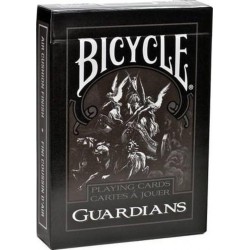 Bicycle Bicycle GUARDIANS - jeu de 54 cartes cartonnées plastifiées - format poker - 2 index standards