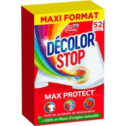 DECOLOR STOP Lingettes Anti-Décoloration Max Protect x52 lingettes