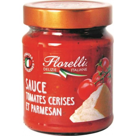 FLORELLI Sauce aux tomates cerise et parmesan 250g