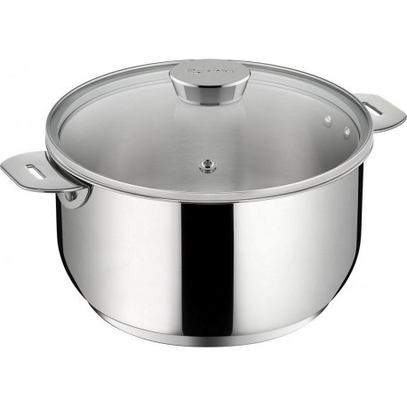 LAGOSTINA Casserole Salvaspazio+ inox non revetu 20cm