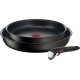 TEFAL Batterie de cuisine Ingenio Eco Resist 2 poeles 24cm 28cm et poignée L7679302