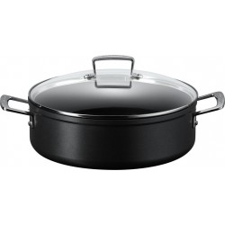 LE CREUSET Sauteuse Rondeau 28cm Les Forgées avec couvercle