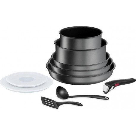 TEFAL Batterie de cuisine Ingenio Daily Chef gris 10 pcs