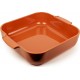 PEUGEOT Plat au four Appolia carré 36cm Terracotta