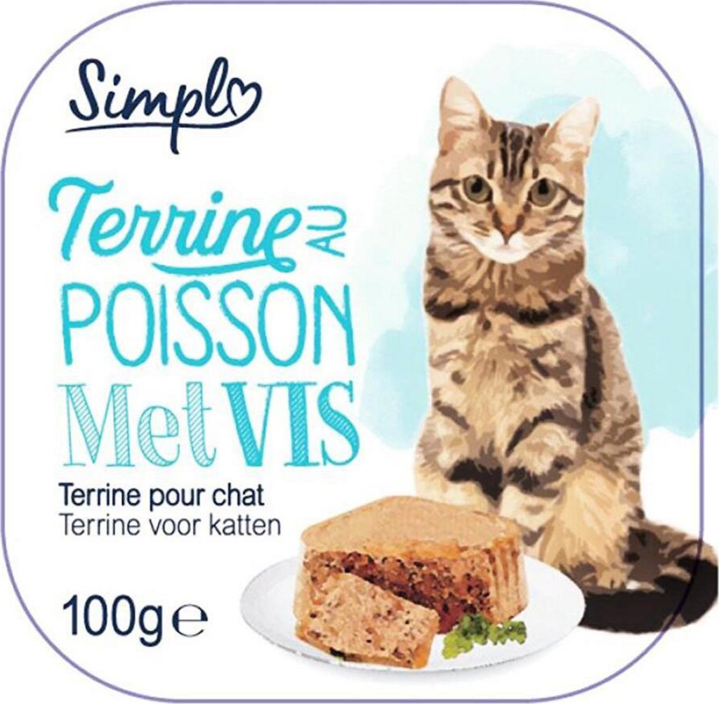 Pâtée au poisson pour chat barquette - 100 g - ECO + au meilleur prix