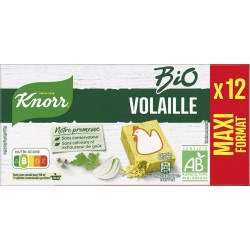 KNORR BOUILLON VOLAILLE BIO MAX 10g x12 120g